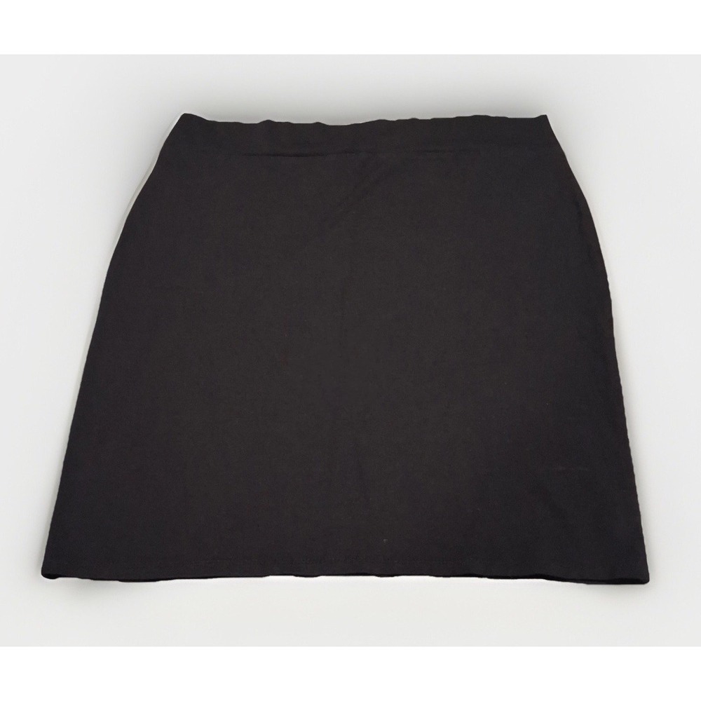 Double Take Womens‎ Black Mini Skirt Elastic Waist Size Large Made in USA